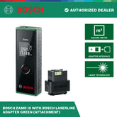 Bosch Zamo III with Laserline Adapter Green (attachment)